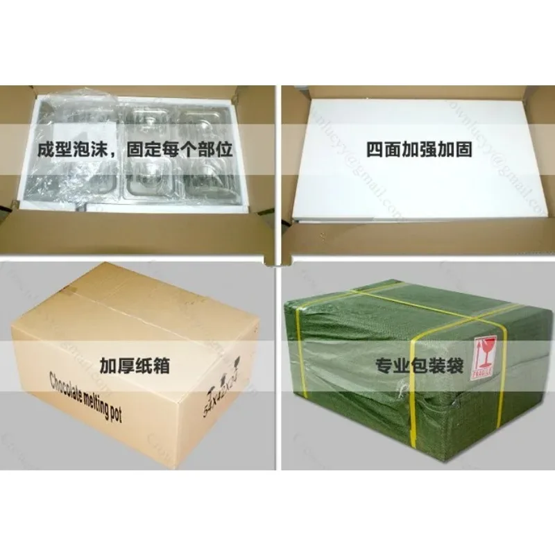 2 Lattices 8kg Commercial Electric Chocolate Melting Pot Kitchen Appliance Chocolate Warmer Machine Chocolate Melter Machine