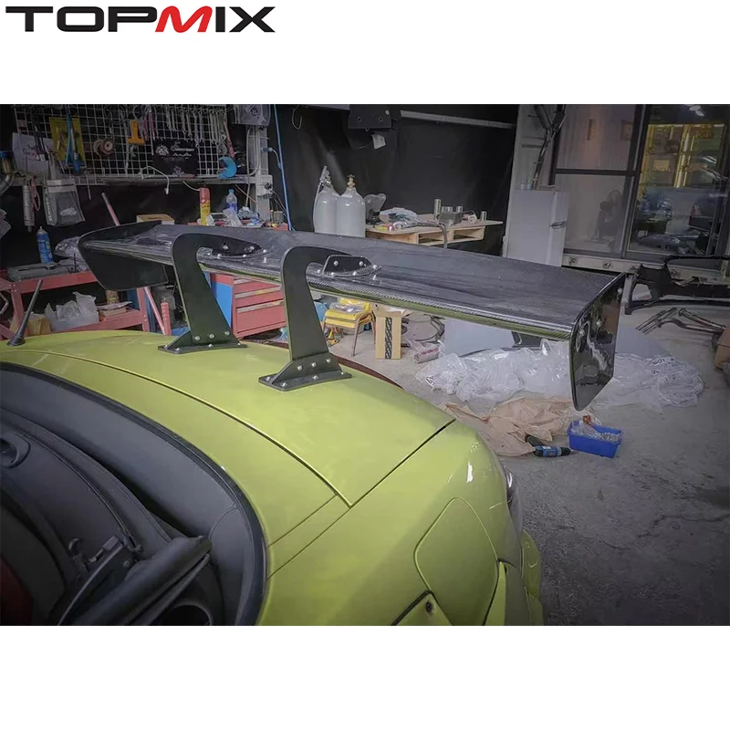 

For Honda S2000 AP1/AP2 (1999-2009) High-Quality Carbon Fiber Gooseneck Rear Spoiler (Aerodynamic Performance Part)
