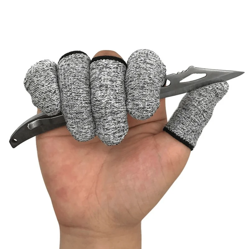 10-Pack Anti-Cut Finger Protectors - Keep Your Fingers Safe While Cooking!