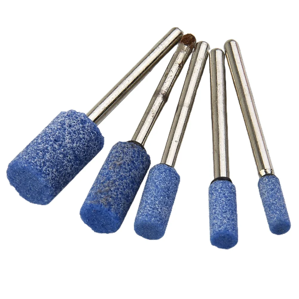 Cabezal de pulido con cabezal de rueda, piedra montada abrasiva para herramientas eléctricas rotativas Dre-mel, accesorios de piedra de molienda eléctrica, 10 Uds.