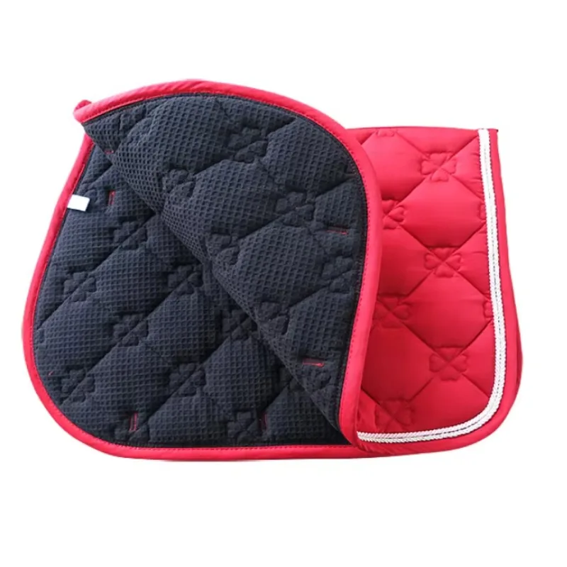 

Back Protection Double Piping Rope Cotton Durable Horse Riding Jumping Saddle Pad