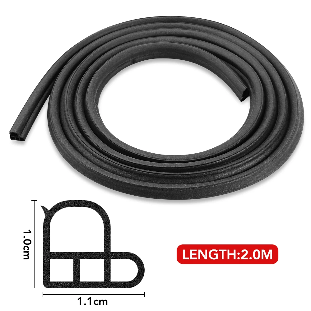 Car Door Seal Strip Stickers Interior Accessories For Nissan Qashqai J10 J11 X-Trail t31 t32 kicks Tiida Pathfinder Murano Note