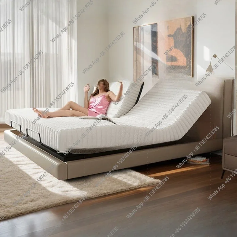 XS Smart Electric Bed Multifunctional Modern Simple Bedroom Double Lifting Split Remote Control Suspension Mattress