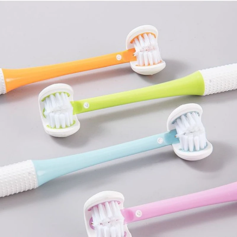 Three Sided Soft Hair Tooth Toothbrush Clean Each Tooth Soft Bristles V Shaped Toothbrush Soft Gentle Sensory Brush Great Angle