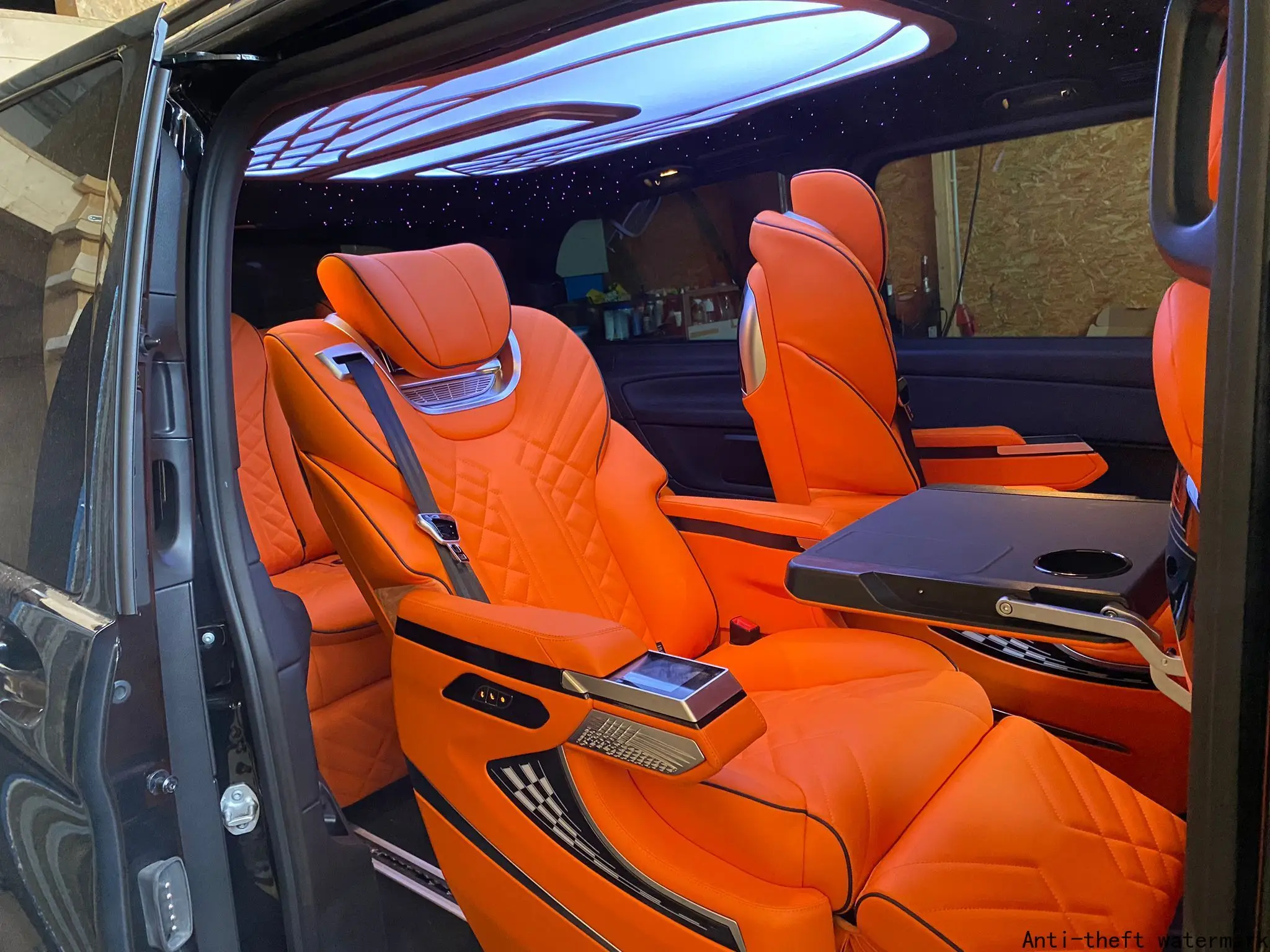 Commercial Vehicle Interior Modification Kit Full Interior Van Seat for Vito Vclass W447 Made of High Quality Leather