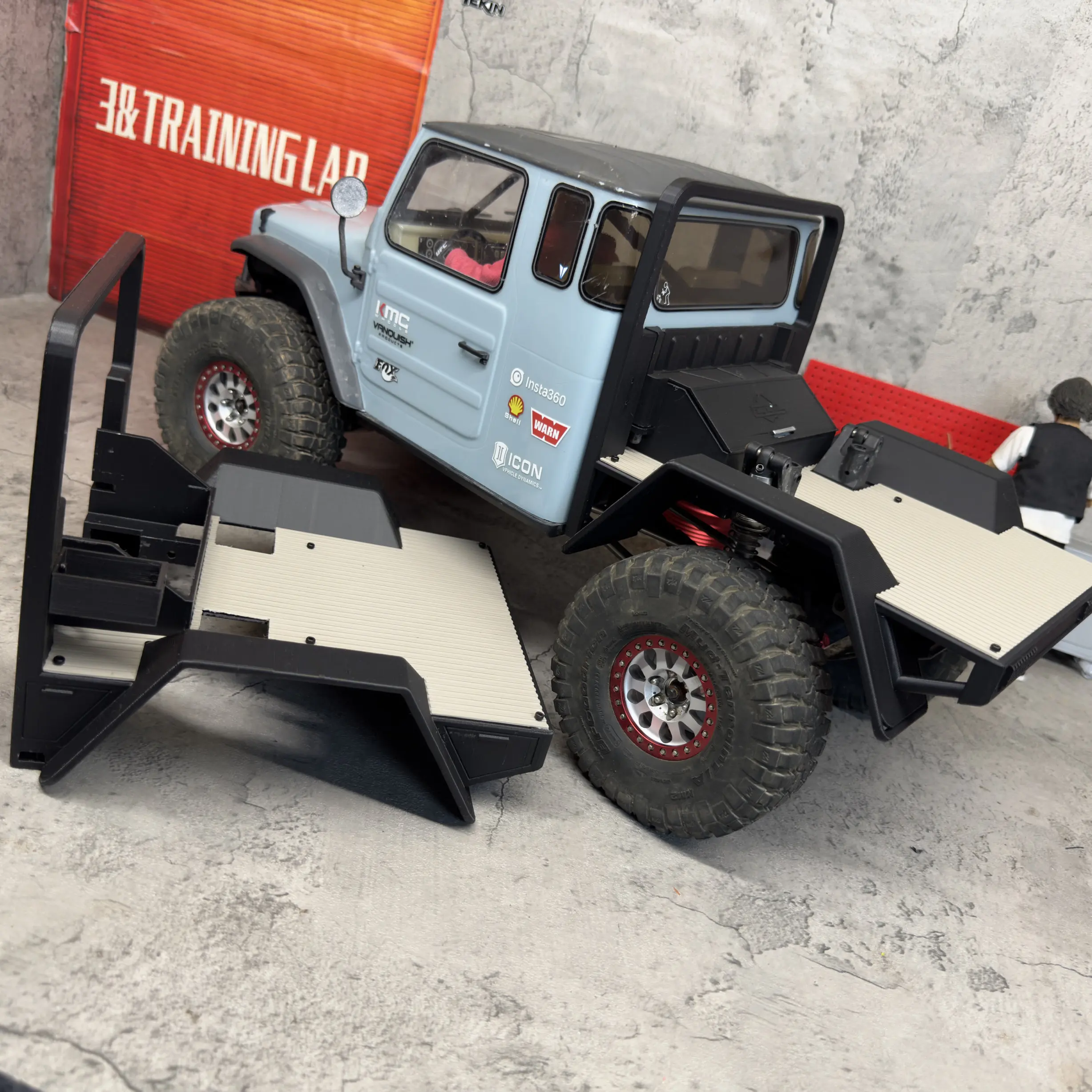 VP Vs4 10 Phoenix Donkey RC Рок-краулер: Легкий соревновательный внедорожник с имитацией заднего кузова в сельскохозяйственном стиле для коллекционеров
