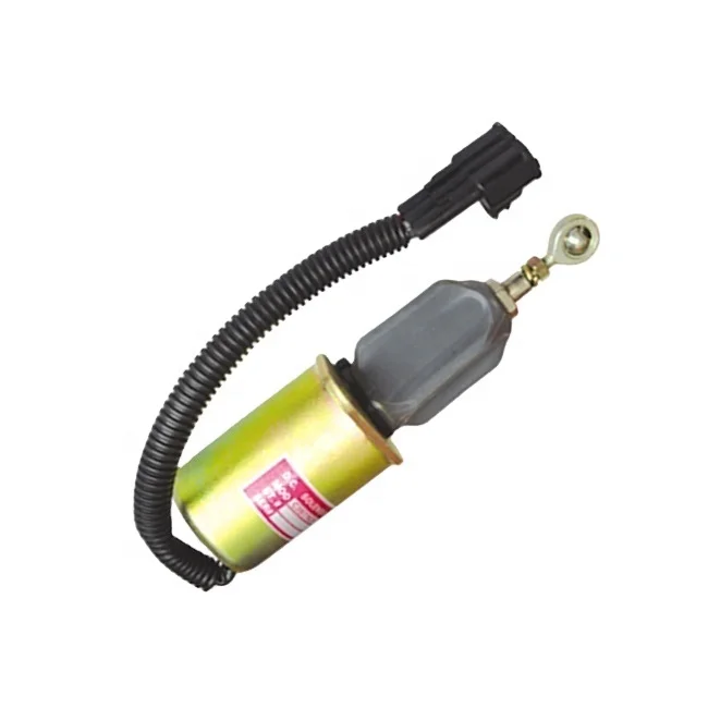 Diesel engine 12V 24V 3926412 3926411 Excavator stop solenoid valve