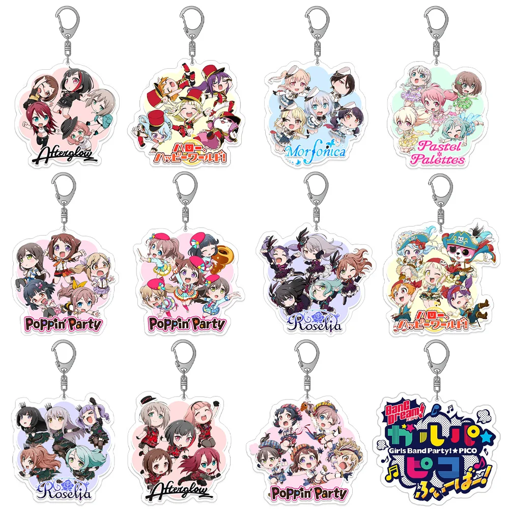 Lucky Seven Store BanG Dream VTuber Official Girl band Minato Yukina Imai Lisa Chihaya Anon cute Acrylic stand desk ornament