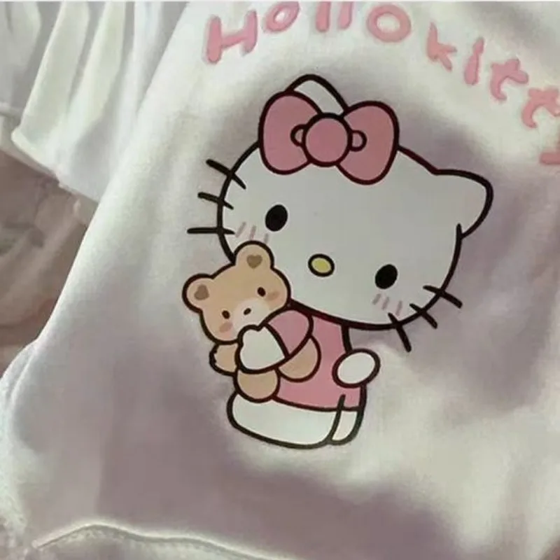 Sanrio celana dalam Satin kartun Hello Kitty perempuan populer celana dalam KT seksi t-pants lucu katun selangkangan terbuka hadiah celana Dalam mulus