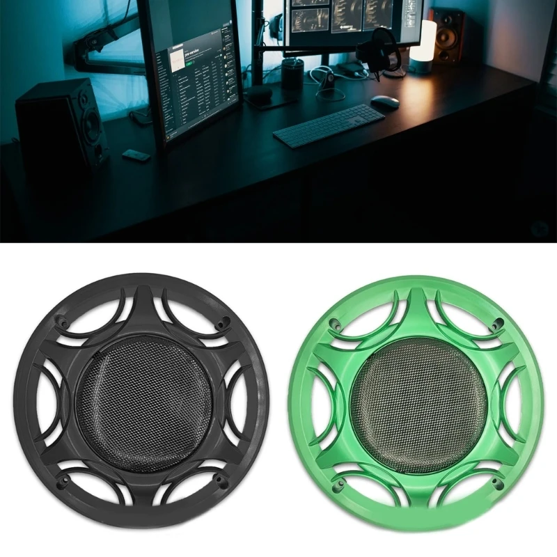 Protezione della griglia dell'auto altoparlante da soffitto universale da 8 pollici griglia copertura in rete recinzione rete Subwoofer griglia Circle Guard