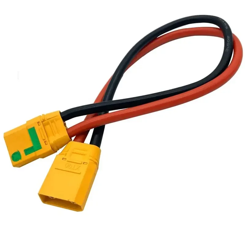 1PCS XT90-S Anti-Spark Female to XT90 Male Extension Cable Silicone 8AWG 10AWG for Aircraf