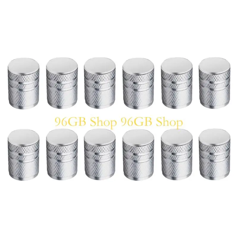 96GB Water Resistant Aluminum Valves Caps Cover For Car And Motorcycle Tires Colorful Option Crafted From Strong Alloy 12pcs