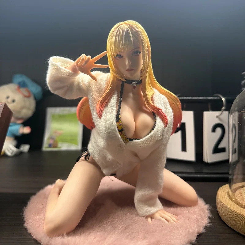 18cm Anime Gk Figure Marin Kitagawa Bikini Version My Dress Up Darling Pvc Collectible Statue Desktop Ornament For Collectors