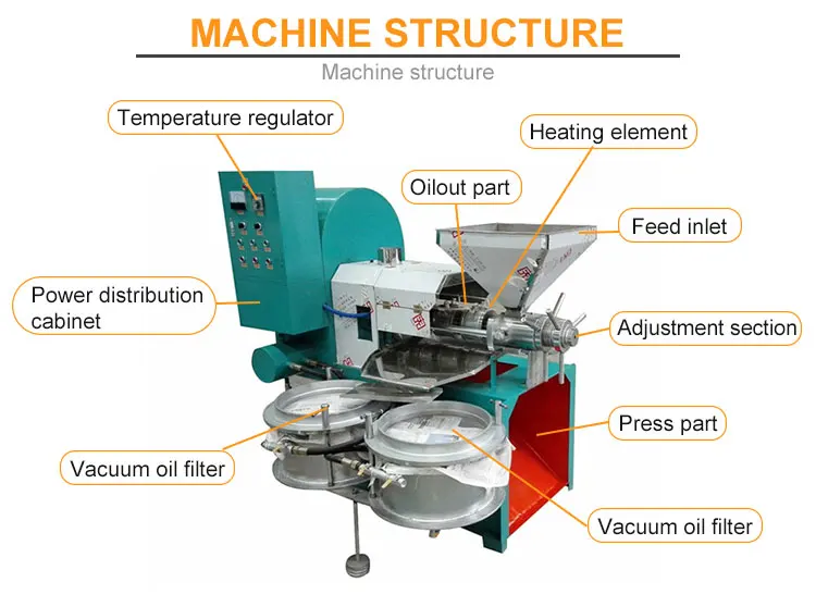 Screw Cold & Hot Press Stainless Steel Automatic High Capacity Sesame Soybean Peanut Sunflower Seed Oil Extraction Machine - view 3