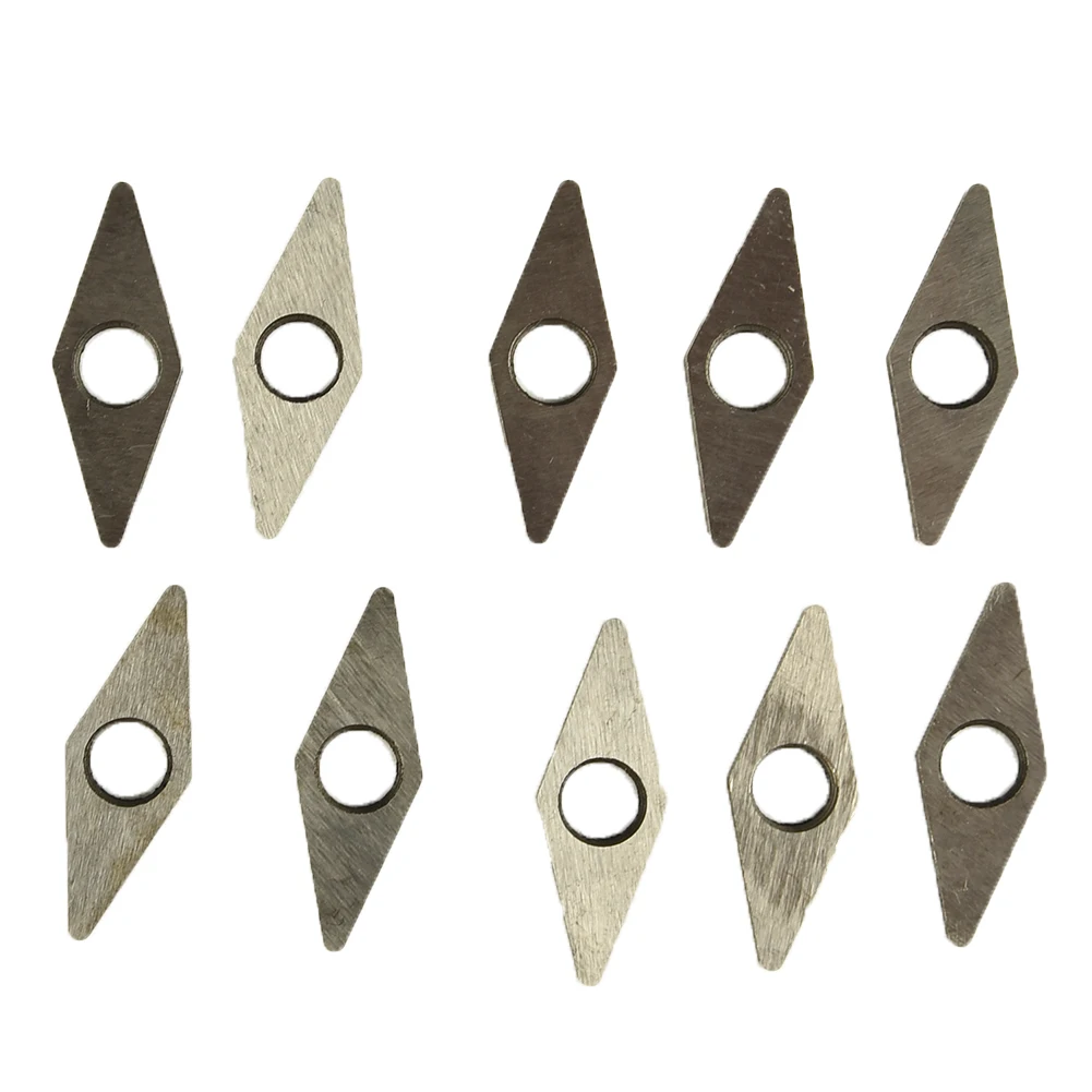 Workshop Lathe Sharping Turning Tools Accessories MV1603 10 Pcs 15mm X 15mm X 3.1mm 35 Degree Bevel Shim Seats