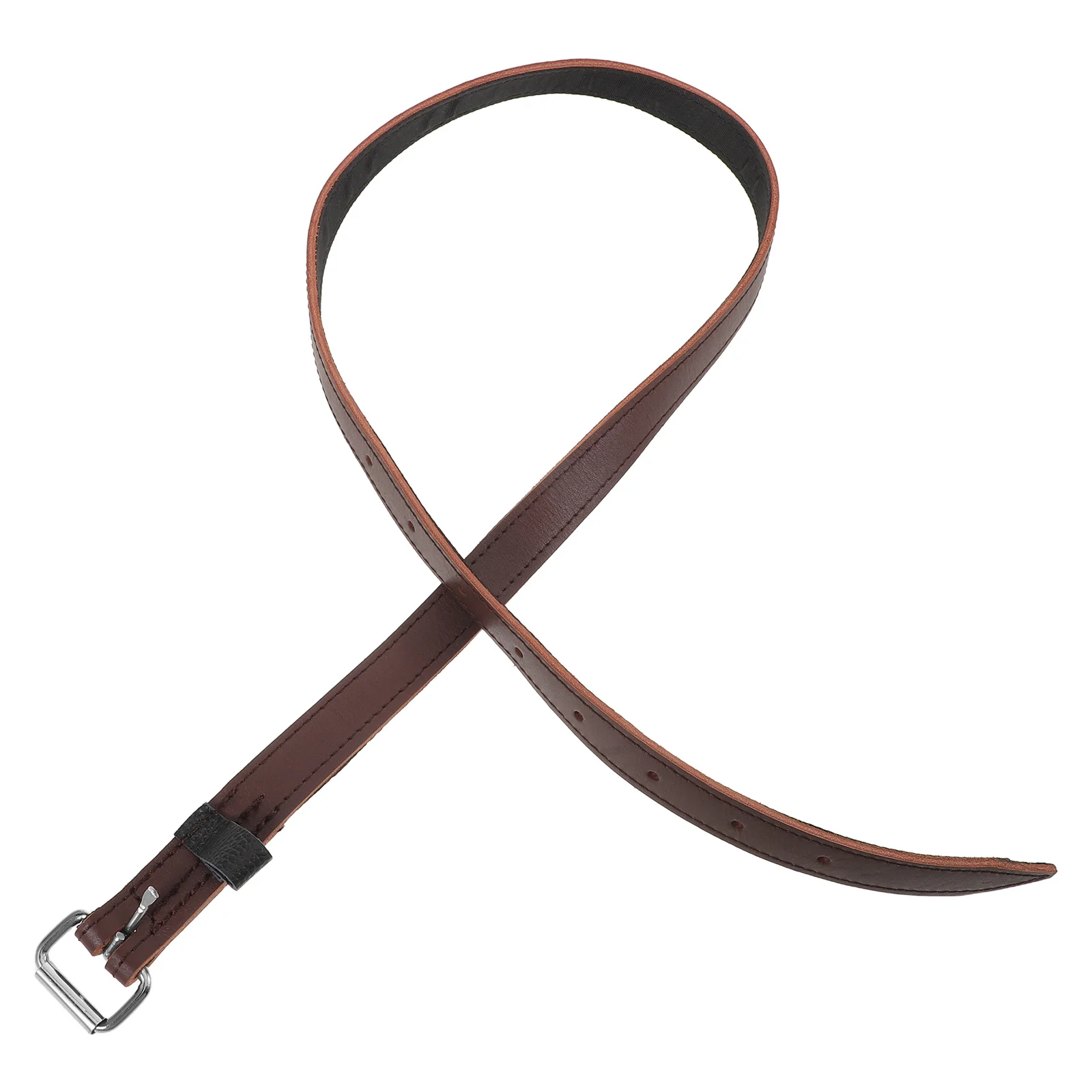 

Equestrian Training Stirrup Leathers Brown Full Grain Non-Stretch Adjustable Buckle For Horse Riding Accessories