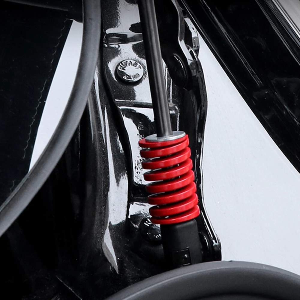 2szt 25mm OD Spiralna sprężyna dociskowa do tylnego bagażnika Podpórka kolumny bagażnika Lewe belki Czerwony Do Tesla Model 3 2017-2021