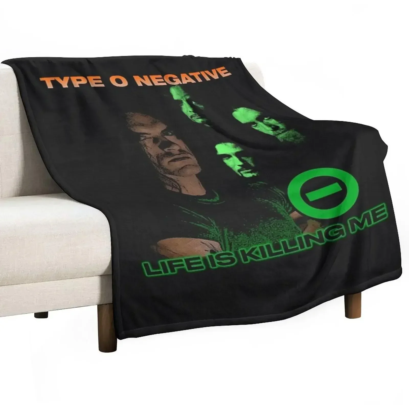 Type o negative Throw Blanket Furry Polar Picnic Tourist christmas gifts Soft Blankets