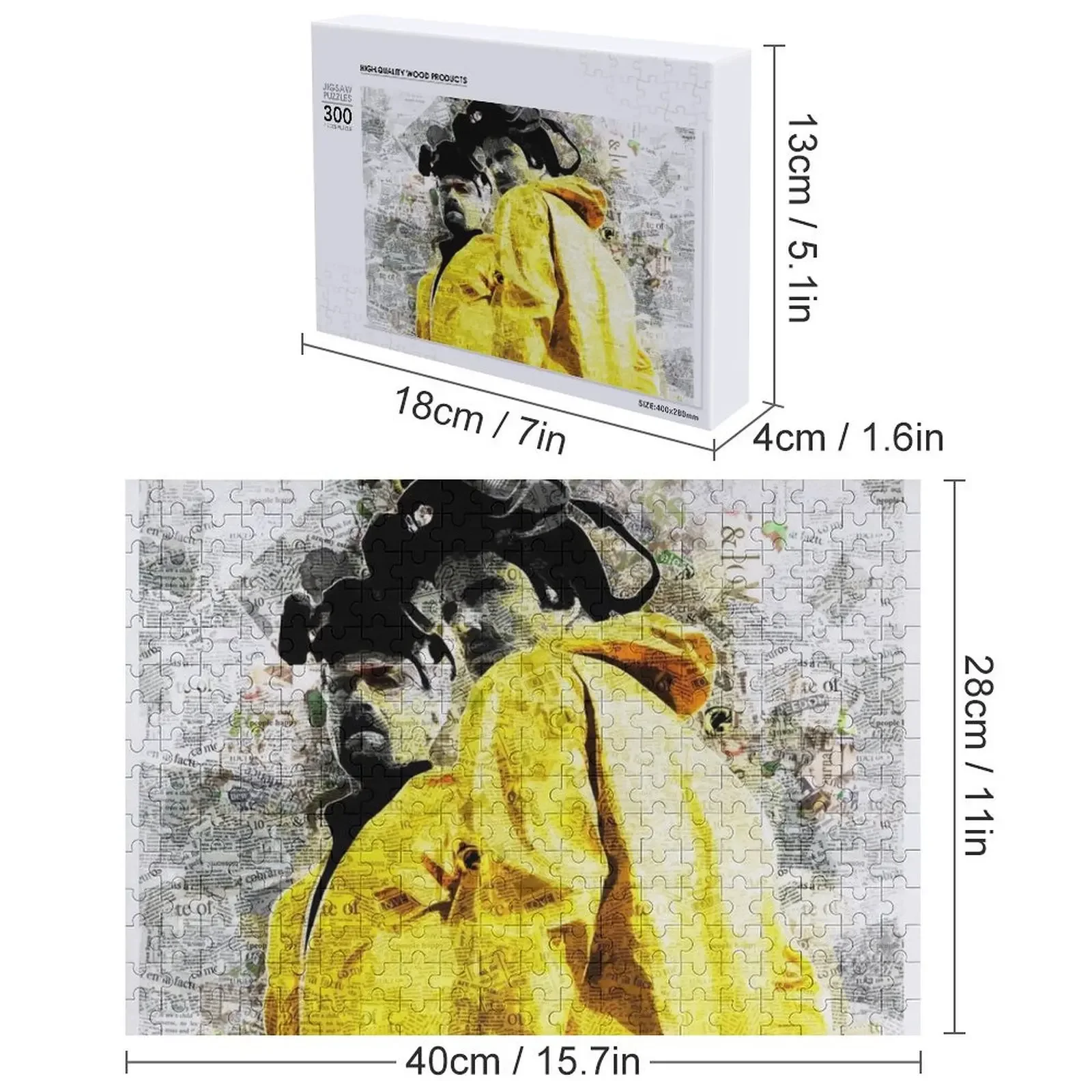 ブレイキング・バッド 1 ジグソーパズル カスタムネーム ウッドワークス オブ アート パズル