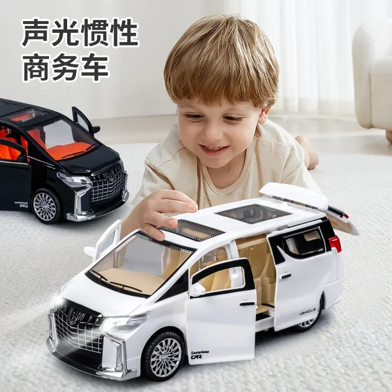 

Children's Inertia Pull-back Car Toy with Lighting Sound Simulation Commercial Vehicle Model Boy Birthday Christmas Gift Toy Car