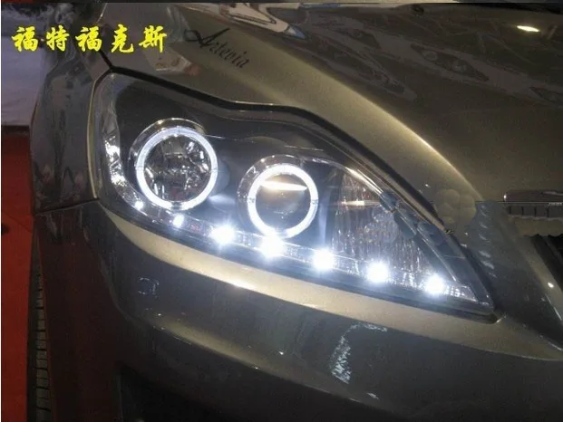 Car Styling Head Lamp case for Focus Headlight 2009 2010 2011 2012 2013 2014 DRL Daytime Running Light Bi-Xenon HID Accessories