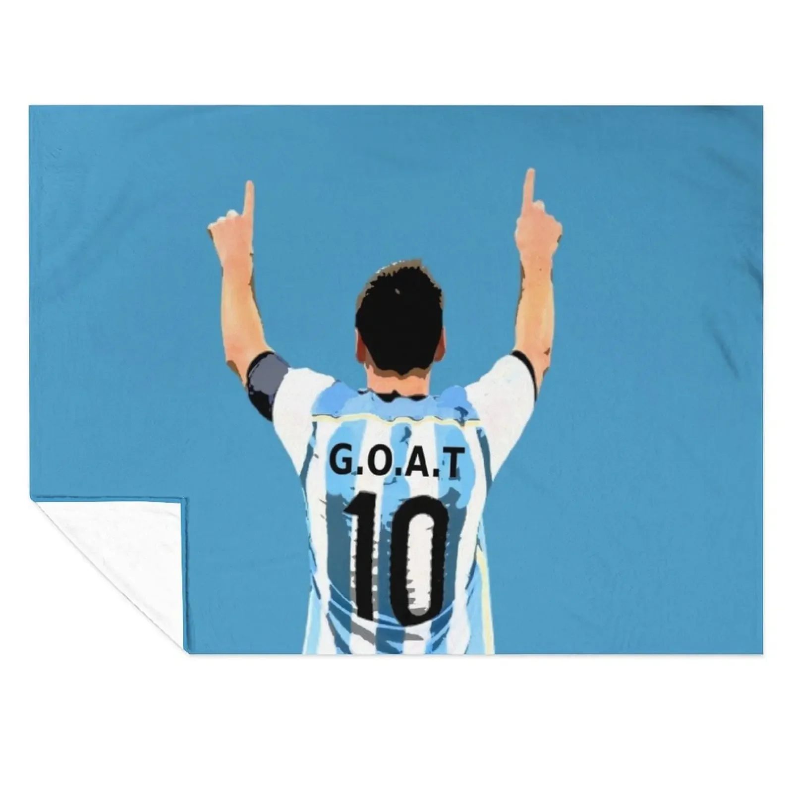 

GOAT Football Shirt Throw Blanket christmas decoration Plush Blankets For Sofas For Baby Blankets