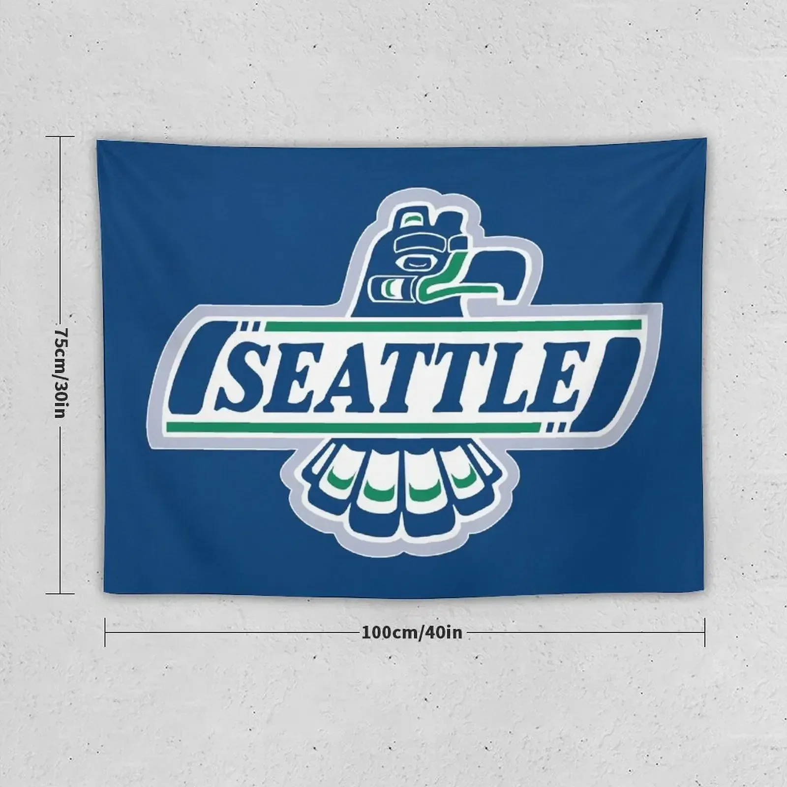 Seattle Thunderbirds icon Tapestry Christmas Decoration Room Decoration Korean Style Wall Hangings Decoration Tapestry