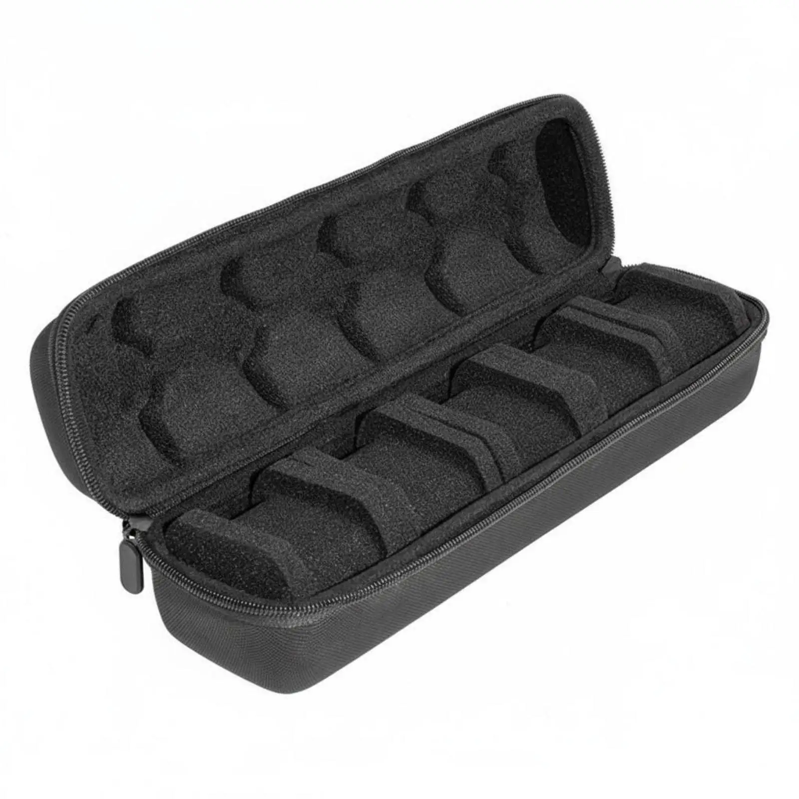 Shockproof Watch Travel Case 5 Slot EVA Sponge Interior Hard Shell Storage for Business Trip