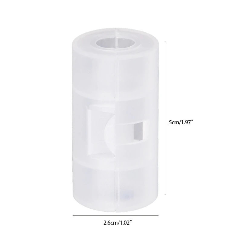 DX62 อะแดปเตอร์แบตเตอรี่ AA แบบพกพา 4 ชิ้น Universal AA ถึงขนาด C ตัวแปลงที่ใส่แบตเตอรี่