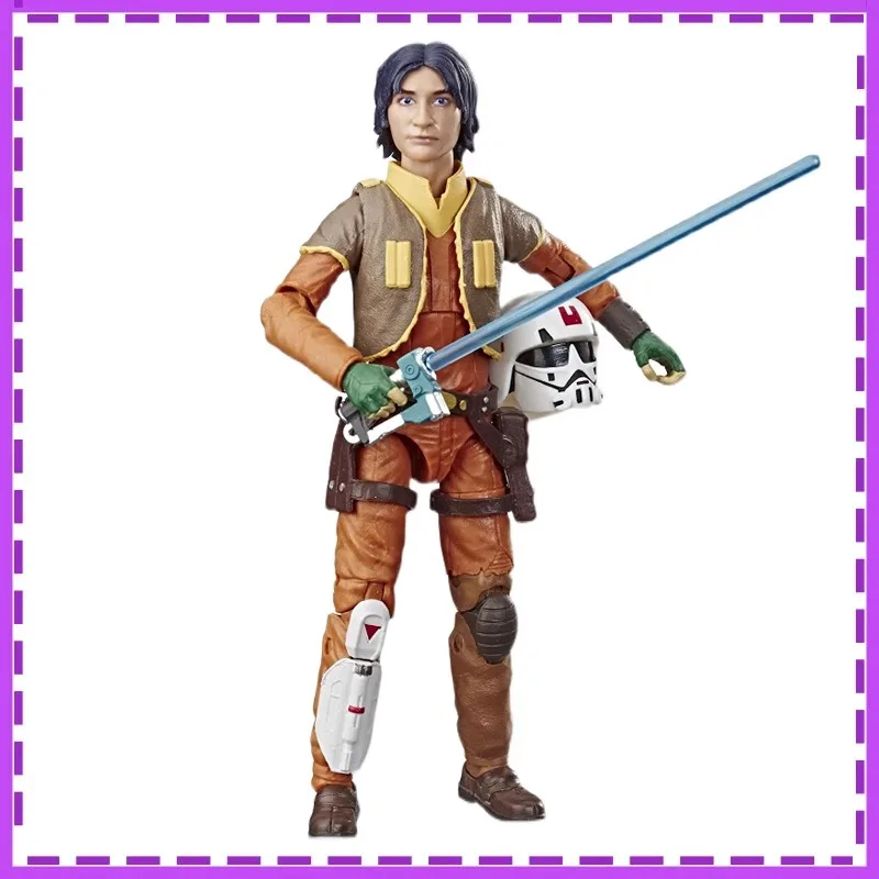 

Hasbro Anime Star Wars Rebels Ezra Bridger Luke Skywalker Obi-Wan Kenobi Gifts for Children Genuine Action Figure Model Toys