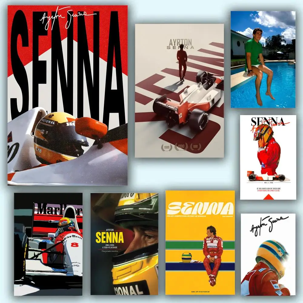 car-driver-a-ayrton-senna-race-poster-pintura-duravel-tela-pendurado-na-parede-casa-diy-decoracao-arte-mural-estetica-A-prova-d-'Agua