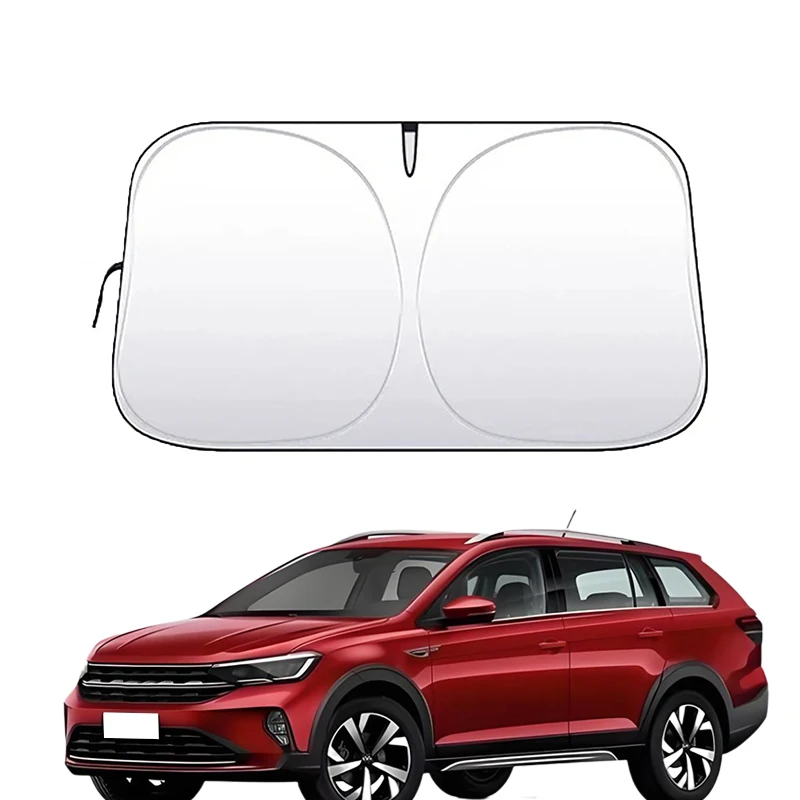 

Car UV Protection Window Sunshade Cover Sun Shade Windshield Visor Protector Windscreen For Volkswagen Nivus 2020 2021 2022 2023
