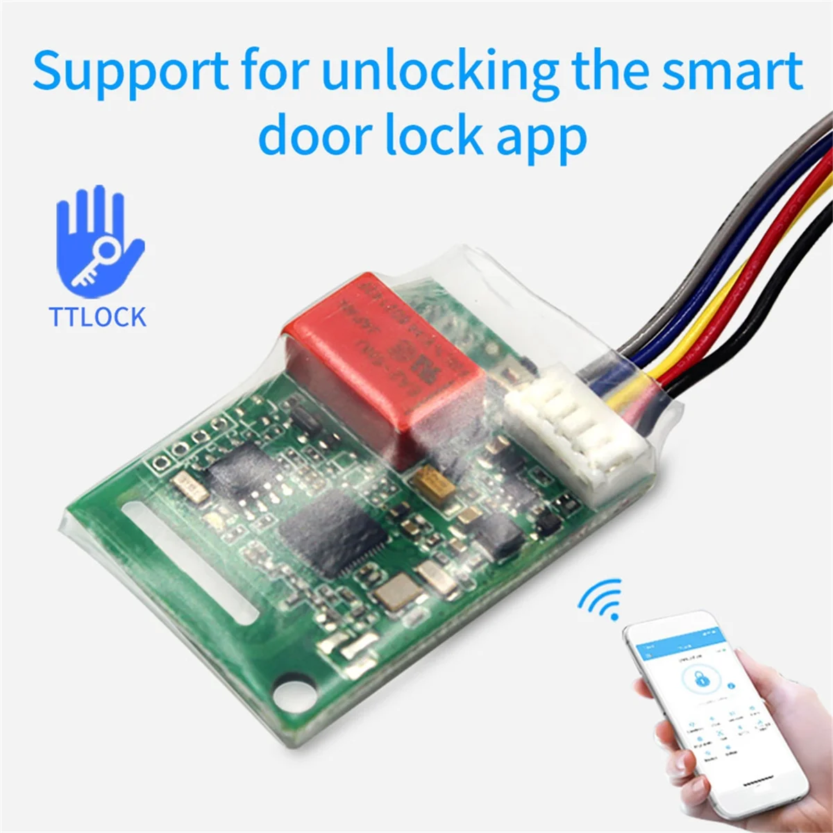A43I TTLOCK App Module de serrure électronique à distance Module de verrouillage de carte relais sortie système de contrôle d'accès de porte