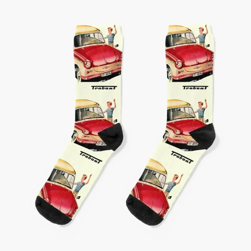 

TRABANT 600 Socks fashionable cotton kawaii Crossfit Ladies Socks Men's anti slip football Soccer New year's Woman Socks Men's