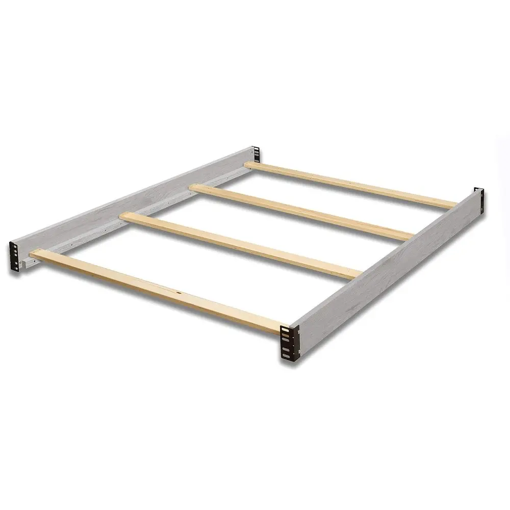 

Toddler and Full-Size Bed Rails, Wooden Safety Rails, Crib to Bed Conversion Kit, Stone Gray
