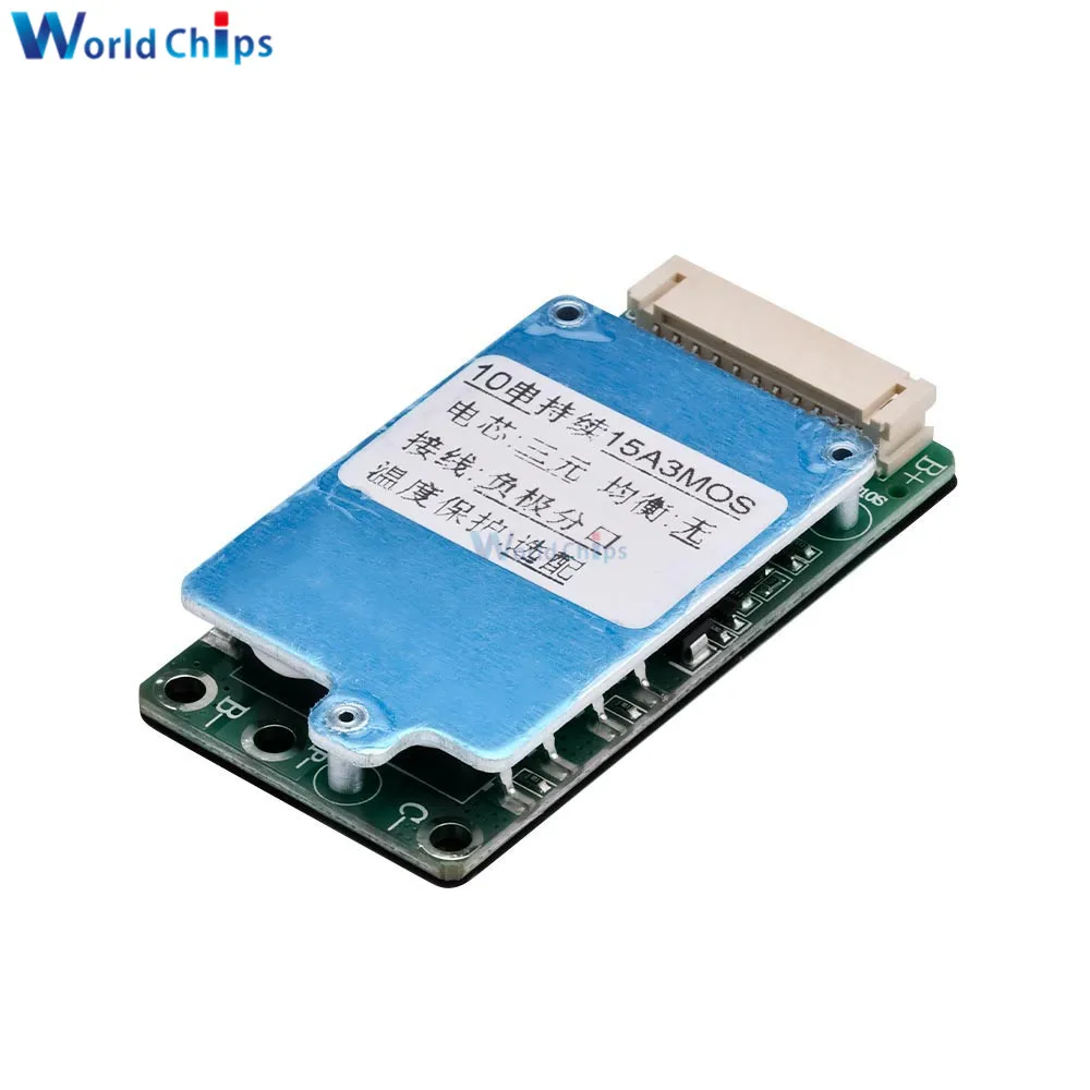 Protection Carte Des 36V Piles Au Lithium, 10S 18650 Cellule BMS PCB 36V 30A Li-ION Battery Module Protection De L'Équilibre Et De La Surcharge, Pour L'Alimentation Mobile,Onduleurs,Scooters