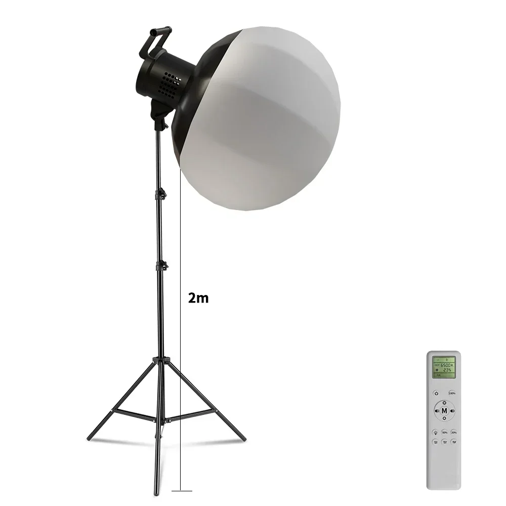 SH 135W Photography COB Video Light Daylight-Balanced Sun Lamp for Portrait Flash Studio Accessories Youtube Live