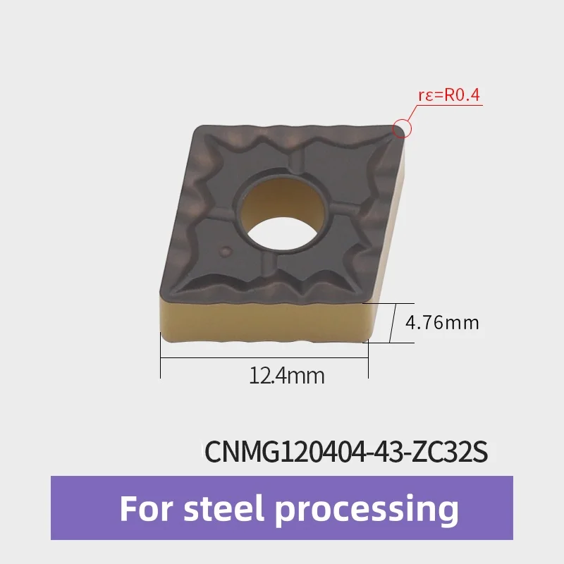 5pcs CNMG120404/08/12  -AM TM KM R-S L-S  Diamond Carbide Insert  Cutter CNC Lathe Turning Tool For Stainless Steel