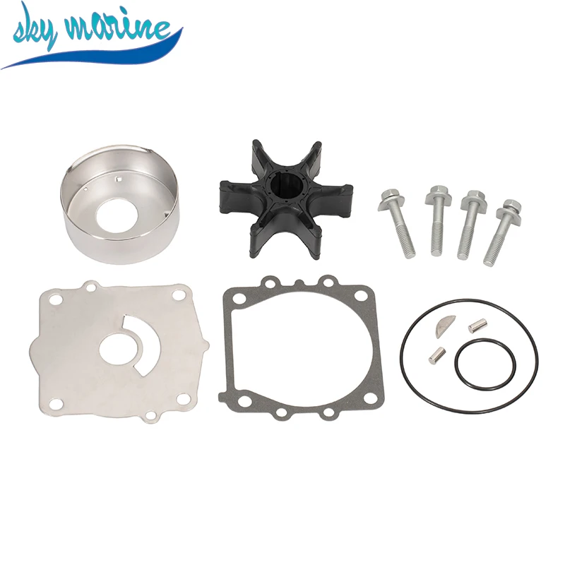 68V-W0078 Water Pump Impeller Kit 68V-W0078-00 For Yamaha Outboard 75HP 90HP 115HP 130HP HP 90HP 115HP 130HP Sierra 18-3442