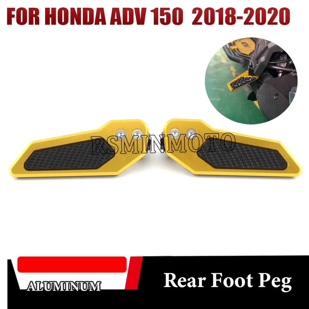

Motorcycle Rear Passenger Foot Peg Footrests Footpeg Pedal FOR HONDA ADV 150 160 2021-2023 ADV 125 ADV150 ADV125