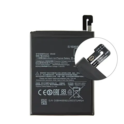 100% original BN48-batteri 4000mAh för Xiaomi redmi Note 6 Pro högkvalitativt BN48-batteri 6 best sales bateria nohon xiaomi redmi note - №3
