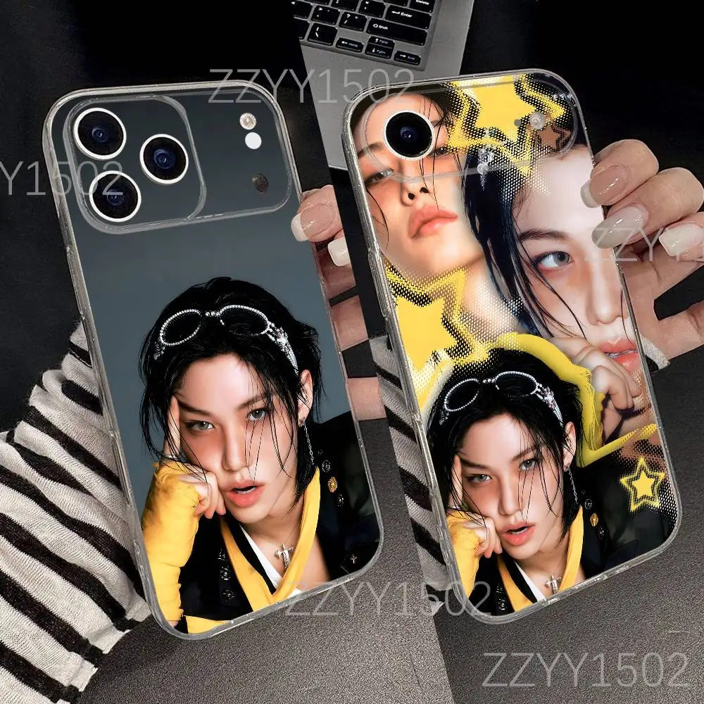 

F-Felix Lee S-SKZ KARMA Phone Case For iPhone 17,16,15,14,13,12,11 Pro,Max,Plus,X,XS,XR,SE4,E Mini Transparent Soft