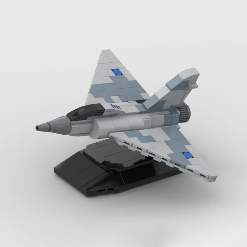 لعبة مكعبات بناء MOC نموذج سلسلة طائرة مقاتلة مصغرة هدية إبداعية للعطلات للأولاد