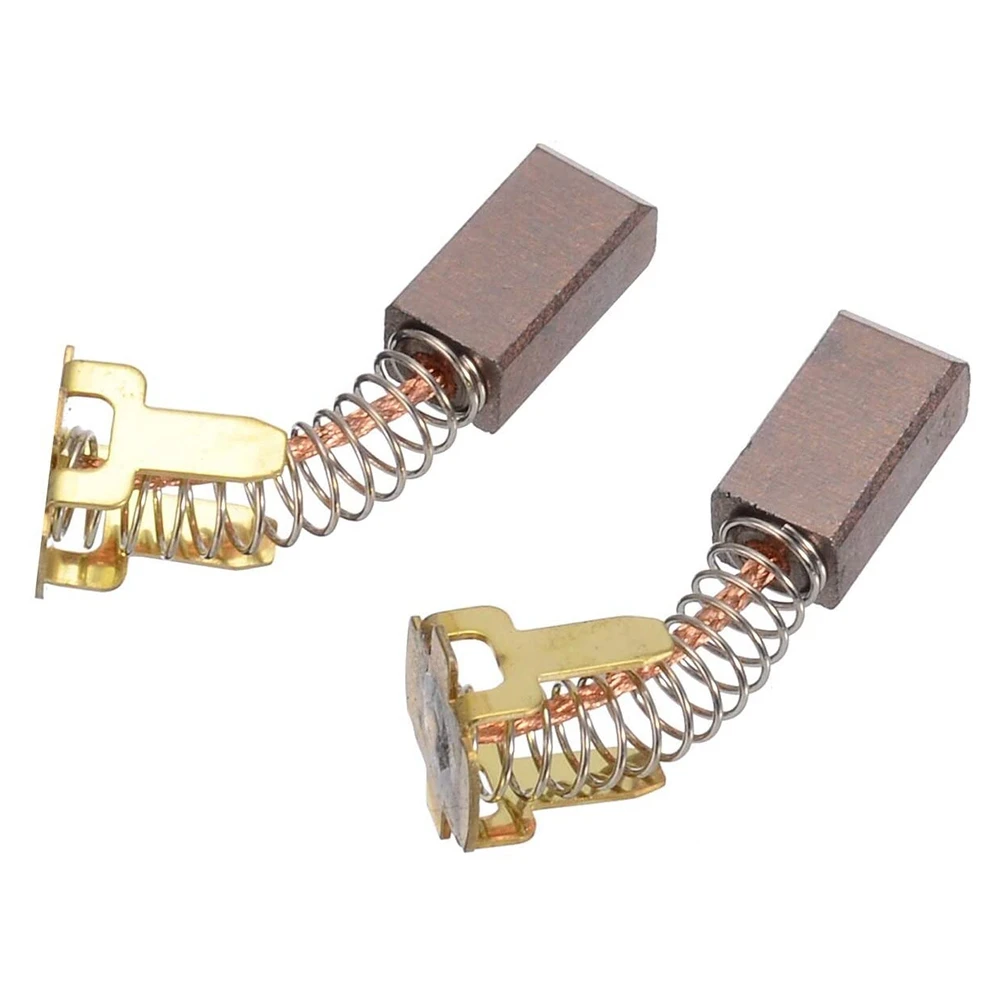 

1 Apr.1Pair Carbon Brushes + Holder + Carbon Brushes Cap Replacement Parts For HITACHI 328202 334696 G18DSL G18DL G14DSL G14DL