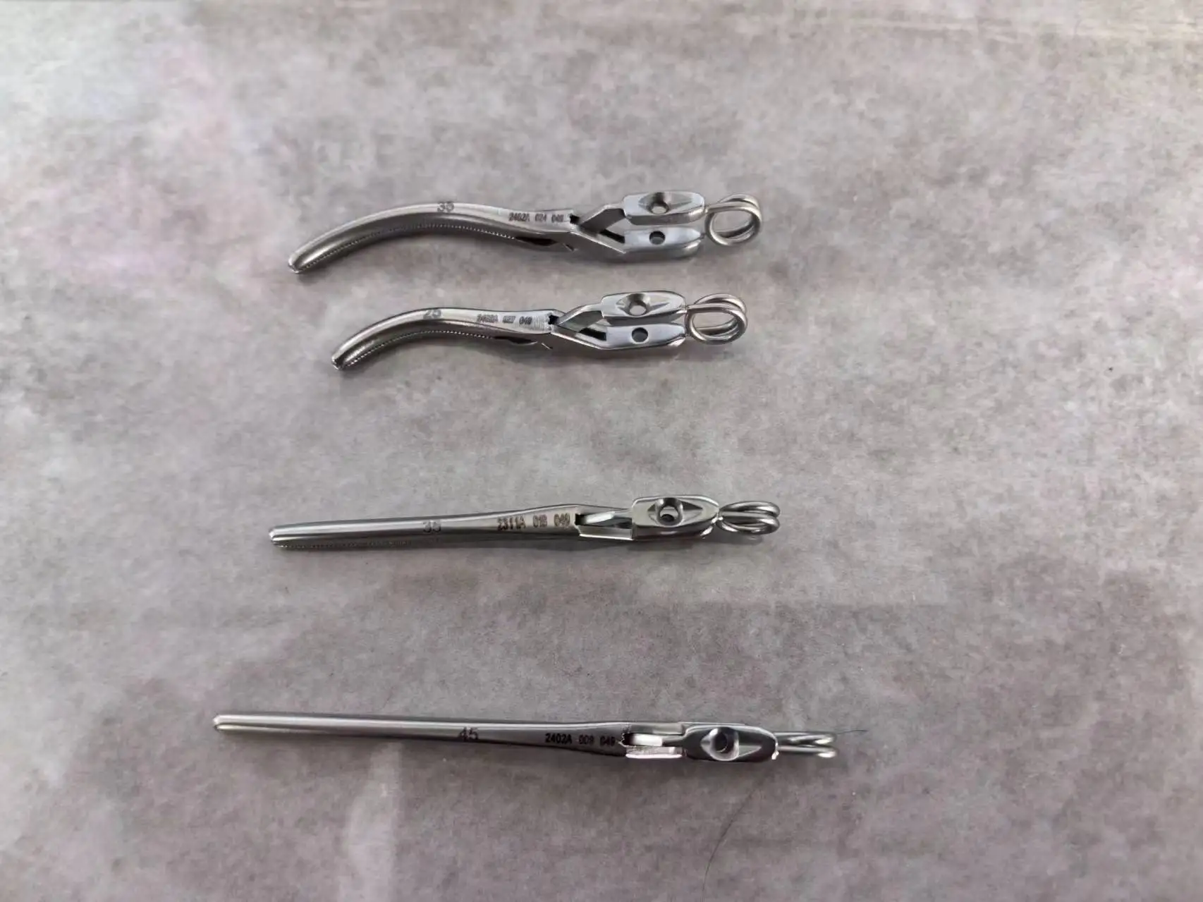 Laparoscopic Bulldog Clips renal pedicle vascular clamp laparoscopy instruments hemostatic clips