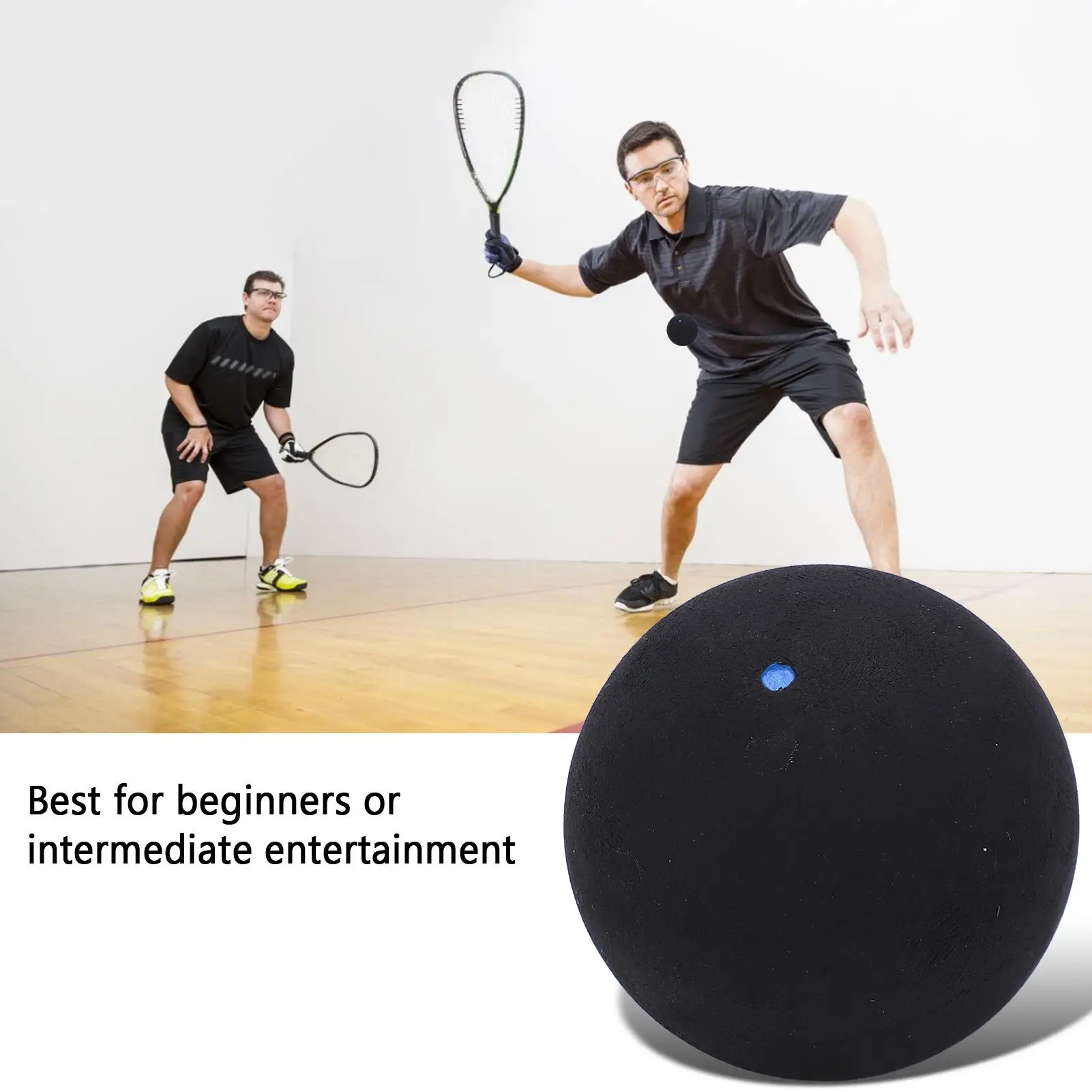 High Bounce Rubber Squash Balls for training & for competition - Durable Sports Equipment