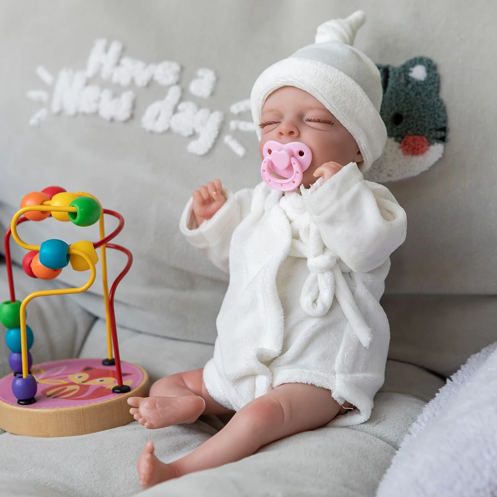 30cm Simulation Rebirth Dolls Kids Birthday Gift Soft Reborn Doll 3D Skin Adorable Reborn Baby Doll Collection Art Appease Toys