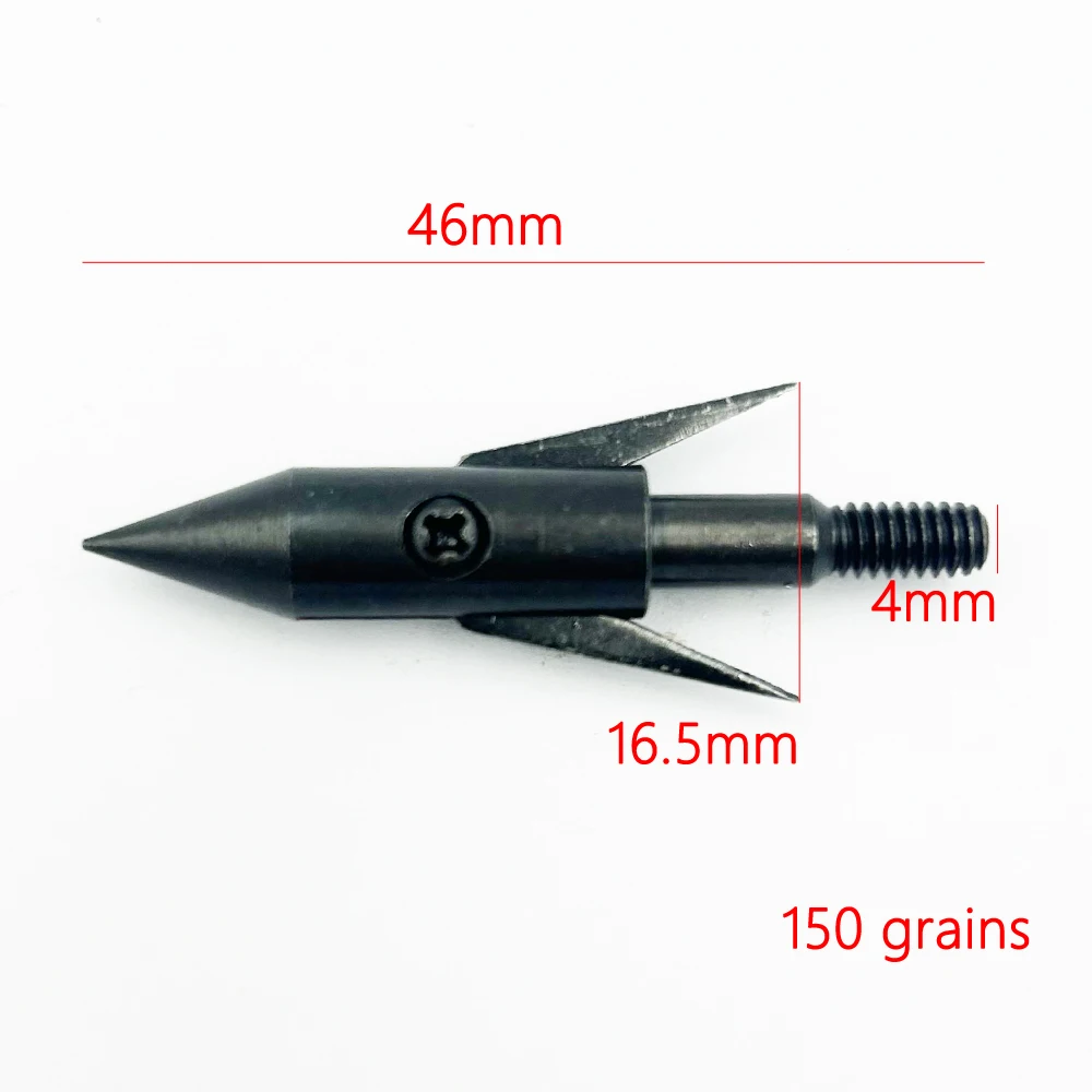 6pcs/lot Arrow Heads Tips Broadheads 100gn/160gn Arrows For Compound Recurve Bow Crossbows Hunting Arrow Broadheads Accessories