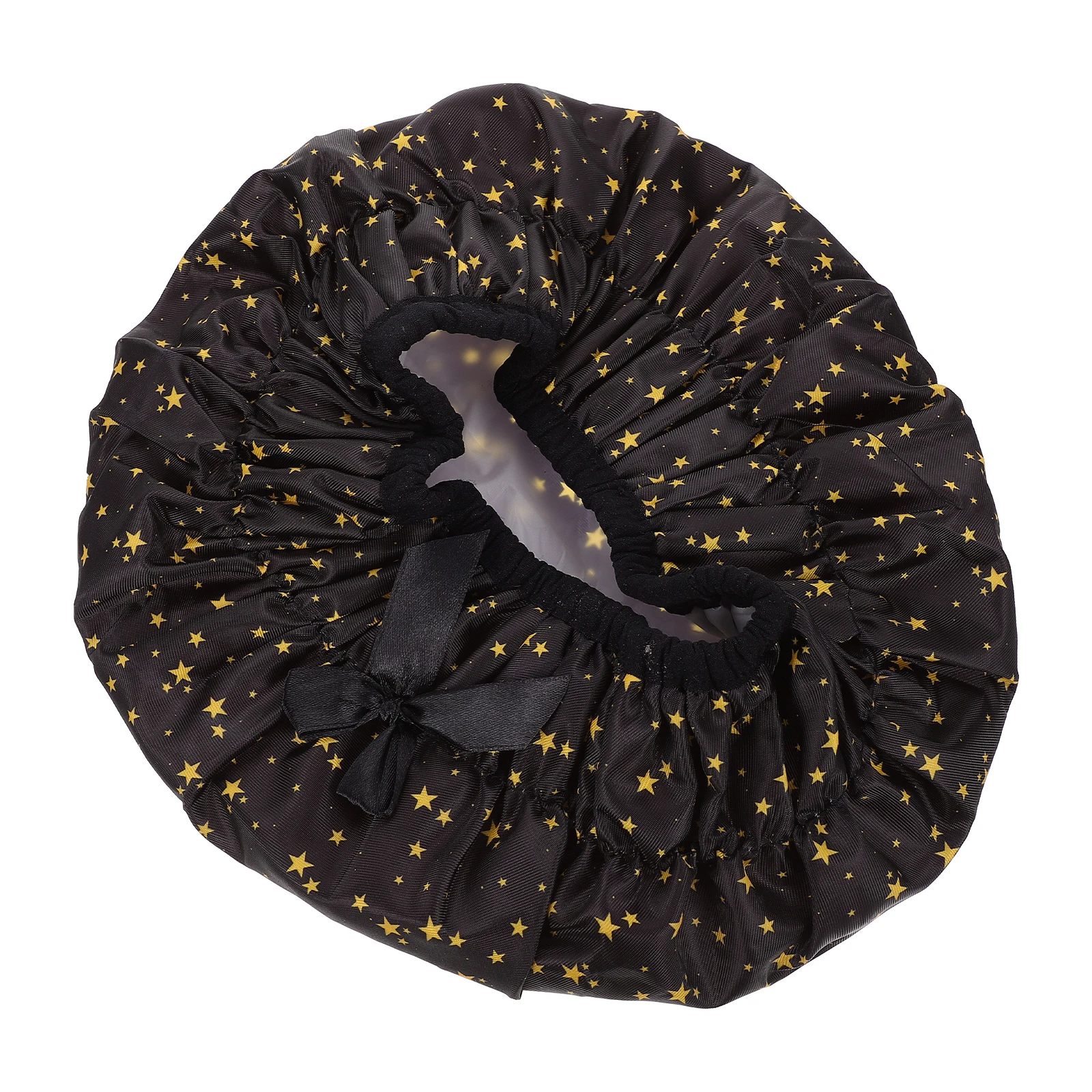 

Waterproof Shower Cap Bathing Hat Reusable Hair Care PEVA Material NonSlip Suitable Shower Makeup Housework