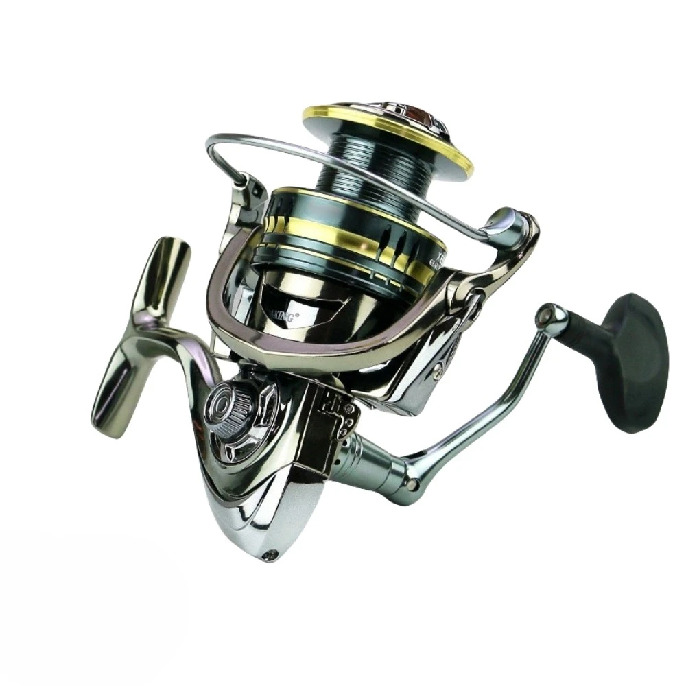 The latest model Fishing Reels 1000-7000 18KG Screw in Handle Max Drag Dlouble Handle Grip Spinning Reel For Freshwater Tackle